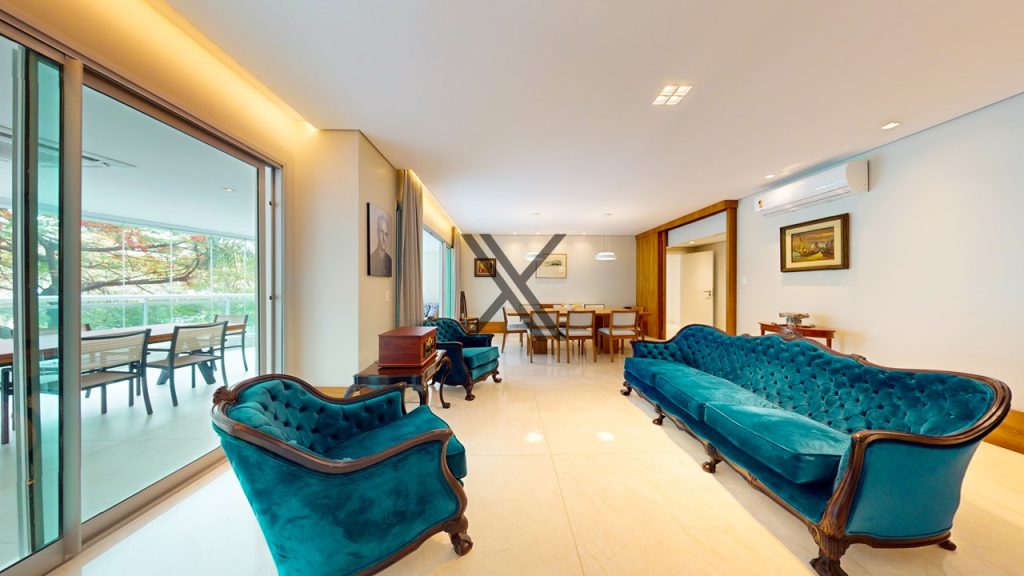 Apartamento Fontvieille de 4 suítes na Península Barra